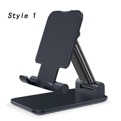 "TitanFold: Adjustable Metal Tablet & Phone Stand"