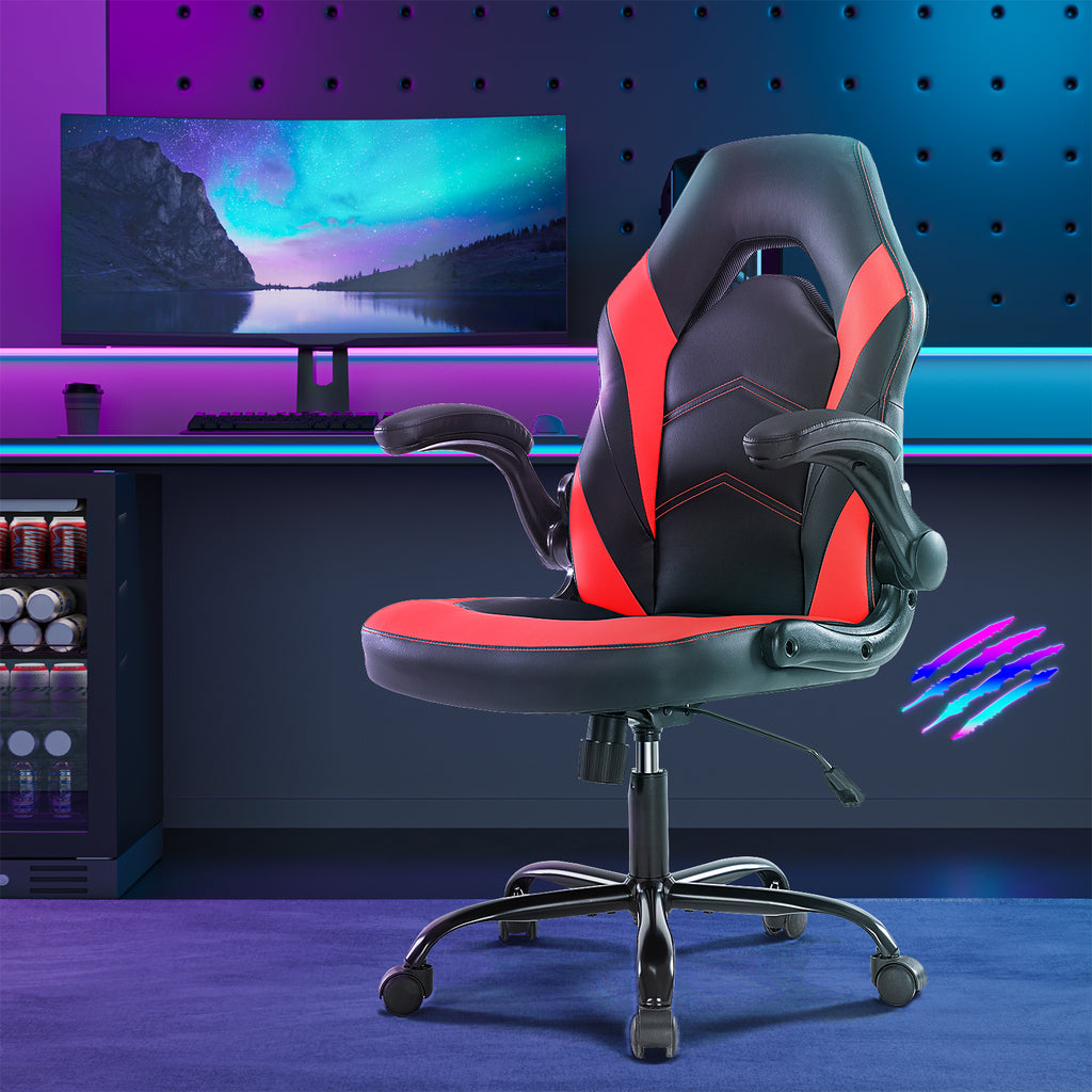Ergonomic PU Leather Office Chair