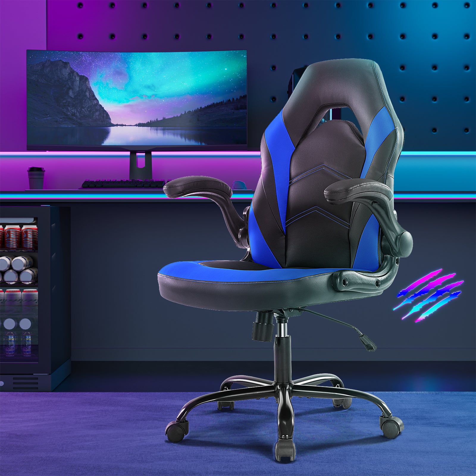 Ergonomic PU Leather Office Chair