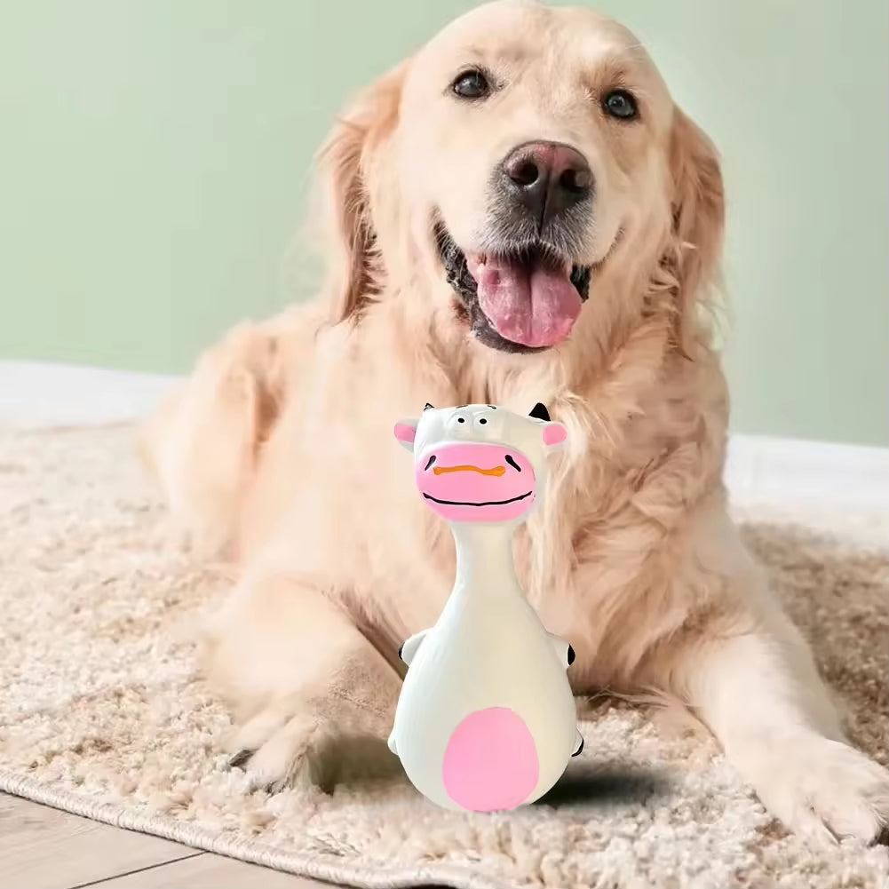 Squeaky Latex Puppy Toy Set