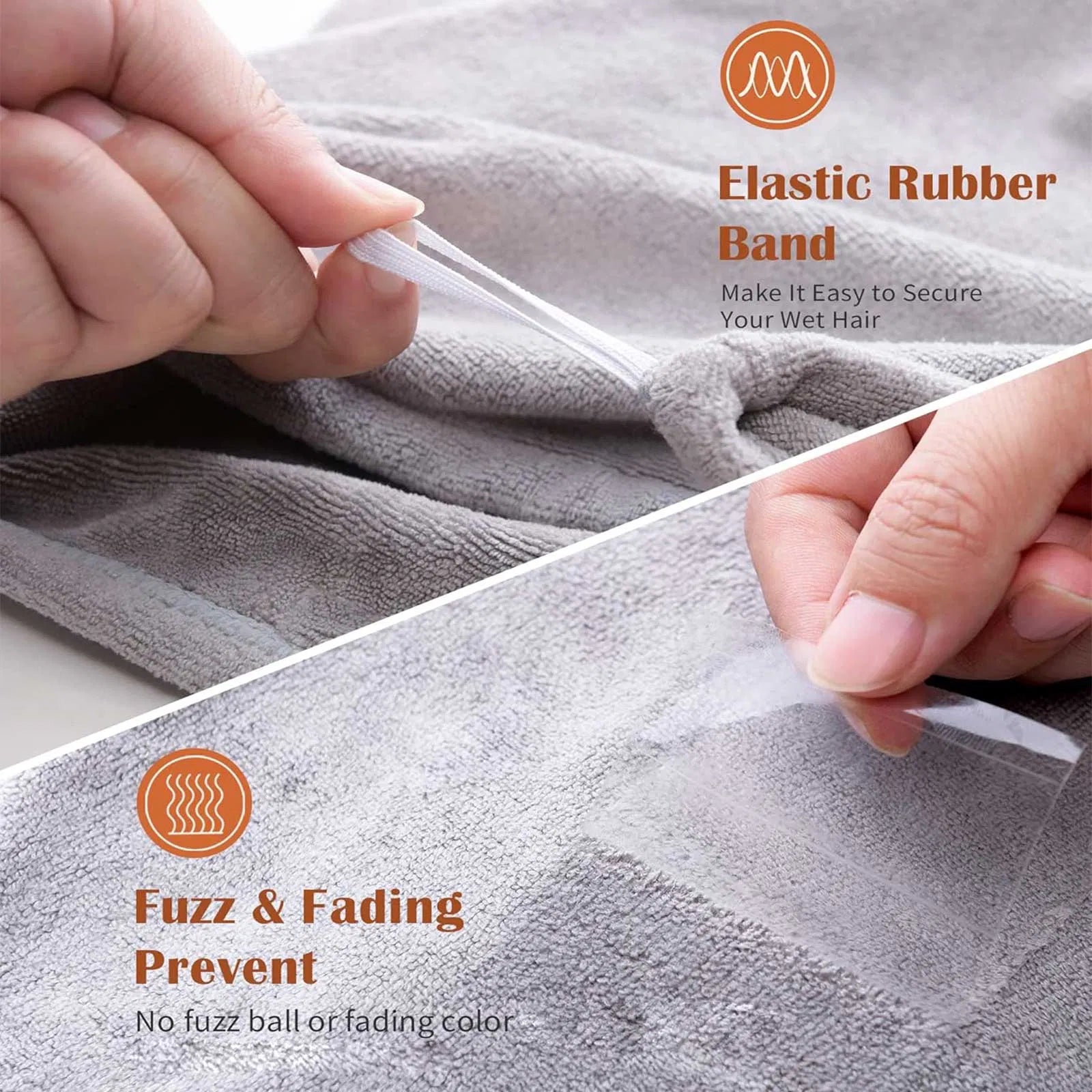 Ultra Absorbent Hair Turbans (3 Pieces)