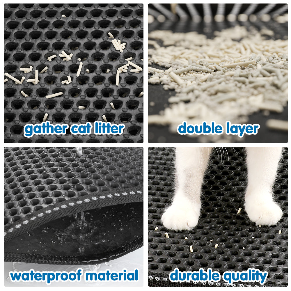 Double-Layer Cat Litter Trapper
