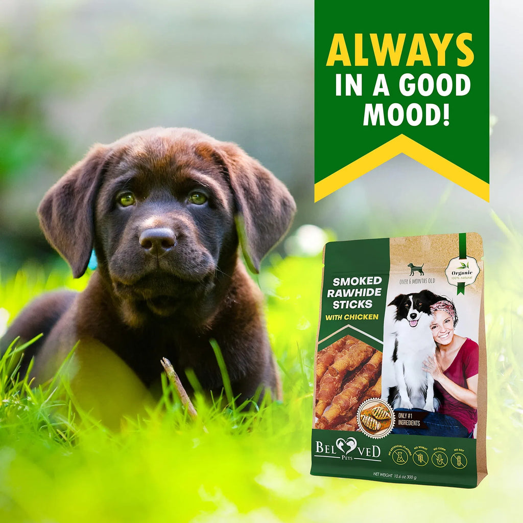 Chicken-Wrapped Rawhide Chews