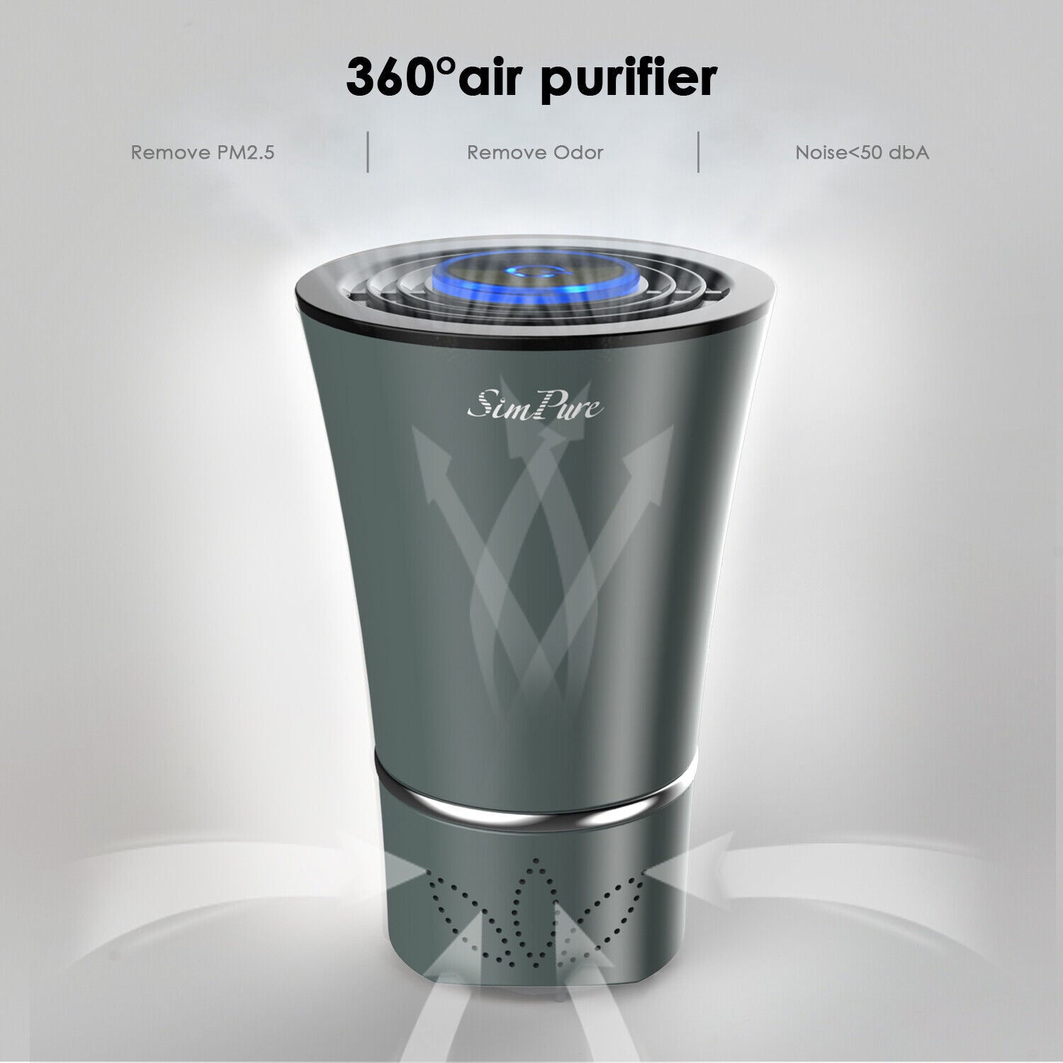 Compact HEPA Desktop Air Purifier