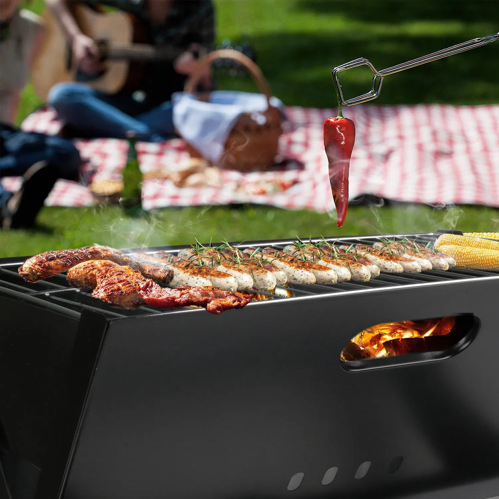 Portable Foldable Desktop Charcoal Grill